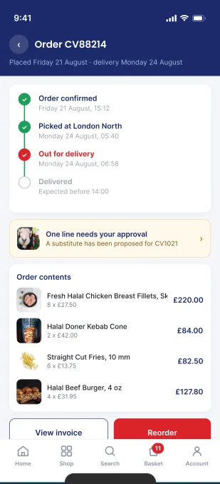 Order tracking